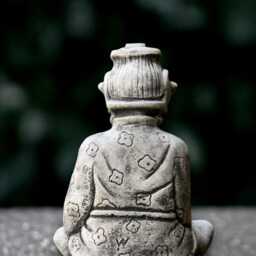 Outdoor Chinese Woman Sculpture Concrete Asian Lady Figurine Cement Handmade Lover Gift - thumbnail 4