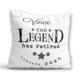 Personalised Retirement Gift Men Pillow Retirement Cushion Him Leaving Gift Work Colleague Friend Best Wishes Retiring Male Coworker 2026 - thumbnail 2
