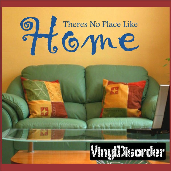 Theres No Place Like Home - Vinyl Wall Decal Quotes Sticker Quotesfamily18Et - image 1