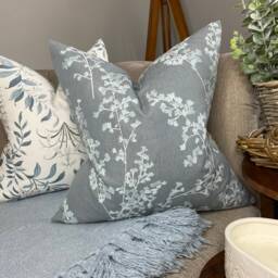 Floral Cushion Cover Embroidered Pillow Case, Decorative - Double Sided John Lewis & Partners Fabric, Farmhouse - thumbnail 2
