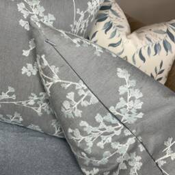 Floral Cushion Cover Embroidered Pillow Case, Decorative - Double Sided John Lewis & Partners Fabric, Farmhouse - thumbnail 4