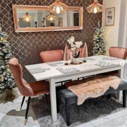 New York Velvet Dining Chairs - High-Back With Black Legs & Gold Tips