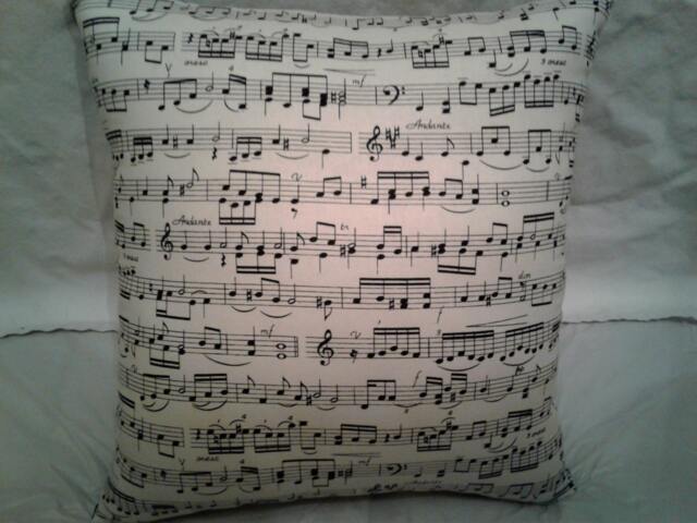 Sheet Music Pillow Cover, 14 X Decorative Cover - image 1
