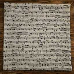 Sheet Music Pillow Cover, 14 X Decorative Cover - thumbnail 4