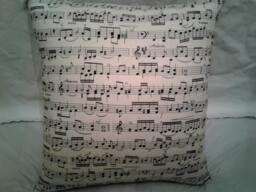 Sheet Music Pillow Cover, 14 X Decorative Cover - thumbnail 1