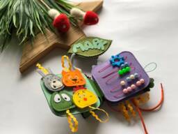 Baby Activity Book From 6 Month To 2 Years, Educational Felt Book, Felt Busy Book, Baby Quiet - thumbnail 1