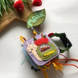 Baby Activity Book From 6 Month To 2 Years, Educational Felt Book, Felt Busy Book, Baby Quiet - thumbnail 4