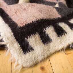Ukrainian Wool Rug Carpathian Organic Sheep Lizhnyk - thumbnail 4