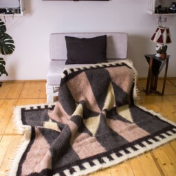 Ukrainian Wool Rug Carpathian Organic Sheep Lizhnyk - thumbnail 2