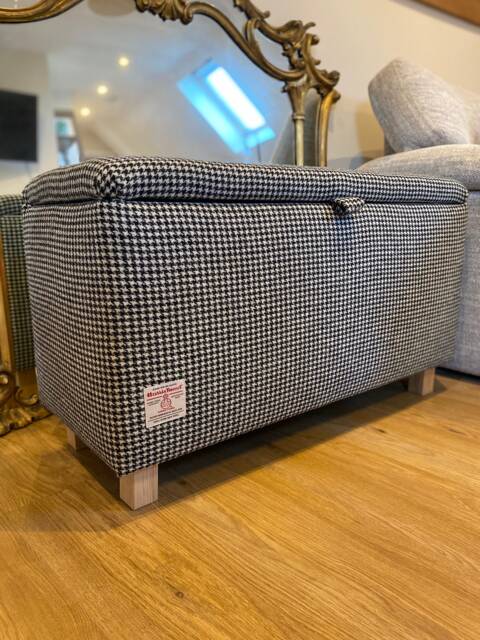 Harris Tweed Ottoman Available in Different Colours - image 1