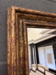Handmade Wall Mirror Handcrafted Mirror Sevilla Gold Contemporary Design Heavy Distressing