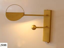 Wall Lighting - Brass Gold Lamp Vanity Light Fixture, Sconce - thumbnail 1