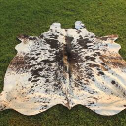 Amazing Tricolor Cowhide Rug Cow Skin Hide 5 X Floor - thumbnail 2