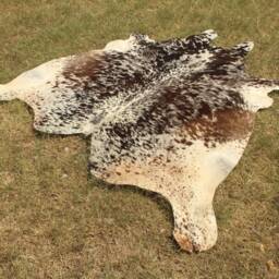 Amazing Tricolor Cowhide Rug Cow Skin Hide 5 X Floor - thumbnail 4