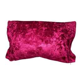 Malini Luxury Lalique Fuschia Burgundy Cushion 45x45cm Luxurious Decor Premium Quality Cozy Decoration Stylish Home D??cor - thumbnail 3