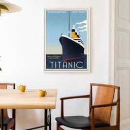 Titanic Vintage Poster Minimalistic Movie Wall Decoration Home Decoration Art Frameless - thumbnail 3
