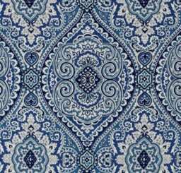 Blue & White Damask Cushion Covers, Hampton's Style Pillows, Decorative Pillow, Cover, Coastal - thumbnail 2