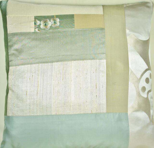 Sale 10 Pound Off From 35.99 To 25.99 Contemporary Blue & Beige Patchwork D??cor Pillow Throw Case Unique Design Cushion Cover