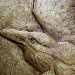 Raven in Flight Relief Sculpture Art Limited Edition - thumbnail 3