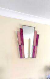Art Deco Mirror Calypso - Pink Duo