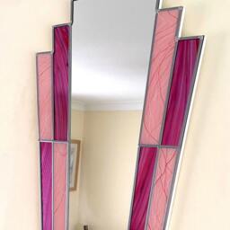 Art Deco Mirror Calypso - Pink Duo - thumbnail 2