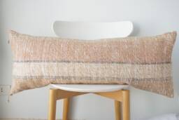 Brown Dot Block Print Mudcloth Hmong Pillow Case - thumbnail 1