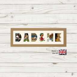 Dad & Me Photo Frame Word Name Special Gift Father's Day 1281 By Photos in A Word - thumbnail 1