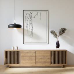 Japanese Minimalist Print, Tree Branches, Wantanabe Seitei Poster, Traditional Art, Ukiyo E Edo Period Woodblock, Neutral Wall Decor - thumbnail 3