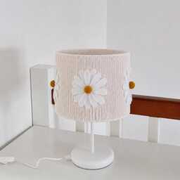 Daisy Flower Table Lamp Macrame Nursery Night Light - thumbnail 3