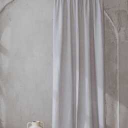 Handmade Sheer Linen Curtain, Misty Rose Pencil Pleat Panel, Light Filtering Soft Pink Curtain For Living Room Or Bedroom - thumbnail 4