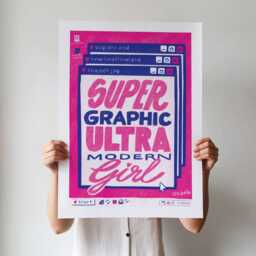 Y2K Pop Art Print Super Graphic Ultra Modern Girl, Chappell Roan Inspired - thumbnail 3