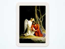 Christ At Gethsemane Carl Bloch Classic Religious Jesus Catholic Christian Bible Painting Wooden Framed Art Print - thumbnail 1