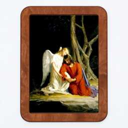 Christ At Gethsemane Carl Bloch Classic Religious Jesus Catholic Christian Bible Painting Wooden Framed Art Print - thumbnail 3