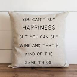 Buy Happiness // 18 X 20 Pillow Cover Everyday Throw Gift Accent Cushion - thumbnail 1