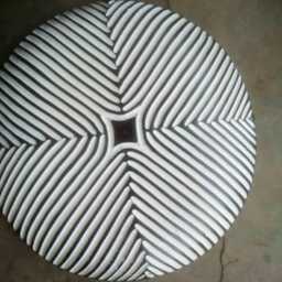 African Wood Shield - Wall Decor Authentic Cameroonian Bamileke Shields Wooden Hanging - thumbnail 3