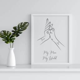 Mothers Day Gifts, Gift For Mum, Mum Gift, Family Print, Dog Mothers Day, Personalised Mother, Lover Grandmother - thumbnail 3
