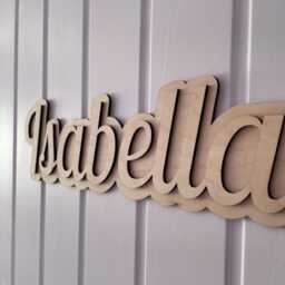 Wooden Name Door Sign Personalised - Double Layered - thumbnail 3