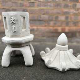 Large Pagoda Sculpture Concrete Unique Figurine Stone Lantern Decoration Chinese Ornament Japanese Statue Zen Garden Gift - thumbnail 3