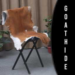 Exquisite Goat Skin Rug - Sustainable Luxury For Modern Interiors - thumbnail 3