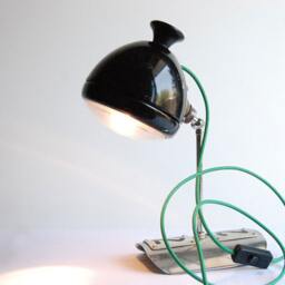 Double Two. Handcrafted Vintage Industrial Desk Lamp - thumbnail 4