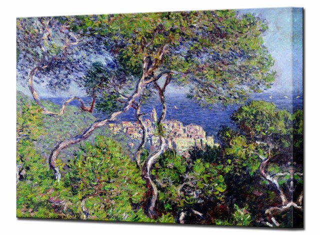 Claude Monet, Bordighera, Canvas Wall Art Print, Ready To Hang Art, Riviera Home Decor Print Interior Design Impressionism - image 1