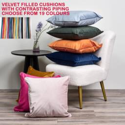 Luxurious Velvet Cushions Filled With Duck Feathers - Plush, Soft, & Elegant Home Decor