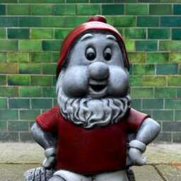 Football Gnome Sculpture Concrete Statue Handmade Sports Ornament Stone Figurine Outdoor Garden Decor Fan Gift - thumbnail 3