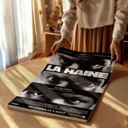 La Haine Movie Poster Classic Film Framed Canvas Print - thumbnail 1