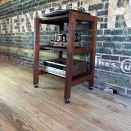 Audio Rack/Equipment Stand Solid Hardwood Completely Customizable - thumbnail 2