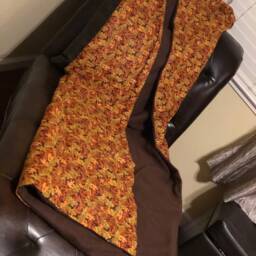 Glittering Fall Foliage Pillow Blanket - thumbnail 3