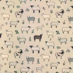 Custom Roman Blind - Emma Lawrence Wandering Wool Linen , Made To Measure Window Treatment - thumbnail 2
