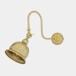 Apia Vintage Swivel Brass Picture Wall Light 12.5 - thumbnail 3