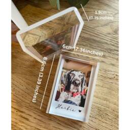 Personalised Polaroid Photo Gift, Acrylic Block Frame, Birthday/ Christmas Gift Idea Keepsake - thumbnail 2
