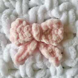 Baby Girl Comforter - Pink Lovey Soft Chenille Security Blanket First New Gift UK - thumbnail 3